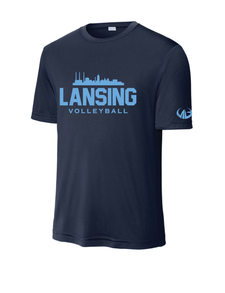 Lansing Public Boys Volleyball - Short Sleeve Performance Shirt