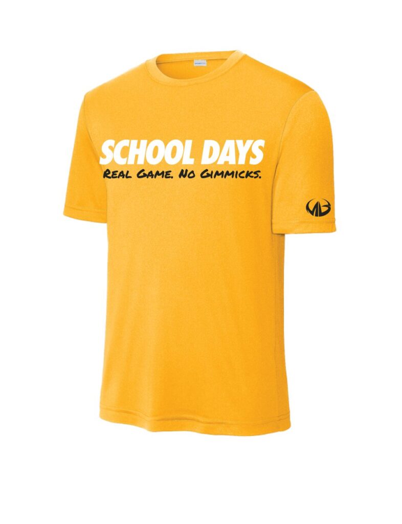 School Days Basketball - Short Sleeve Performance Shirt