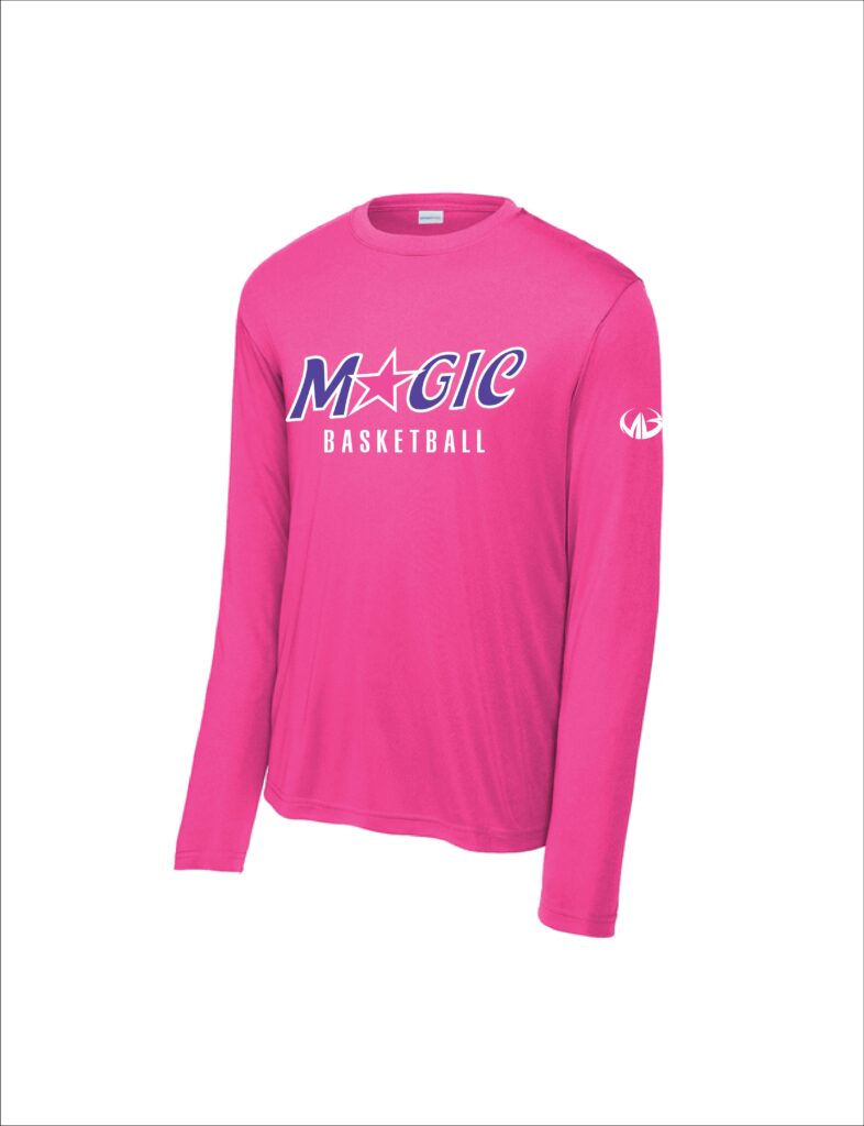Magic Basketball - Long Sleeve Performance Shirt