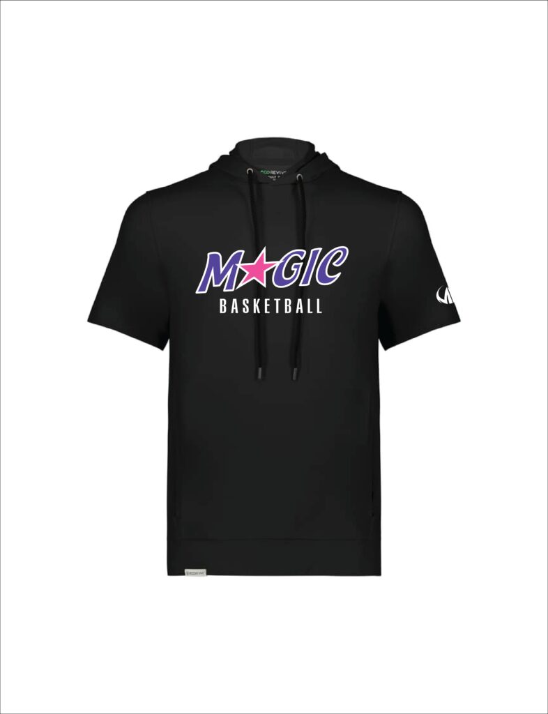 Magic Basketball - Short Sleeve Hoodie